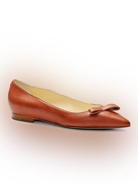 Sarah Flint. Natalie Flat. Saddle Vachetta. Size 35.